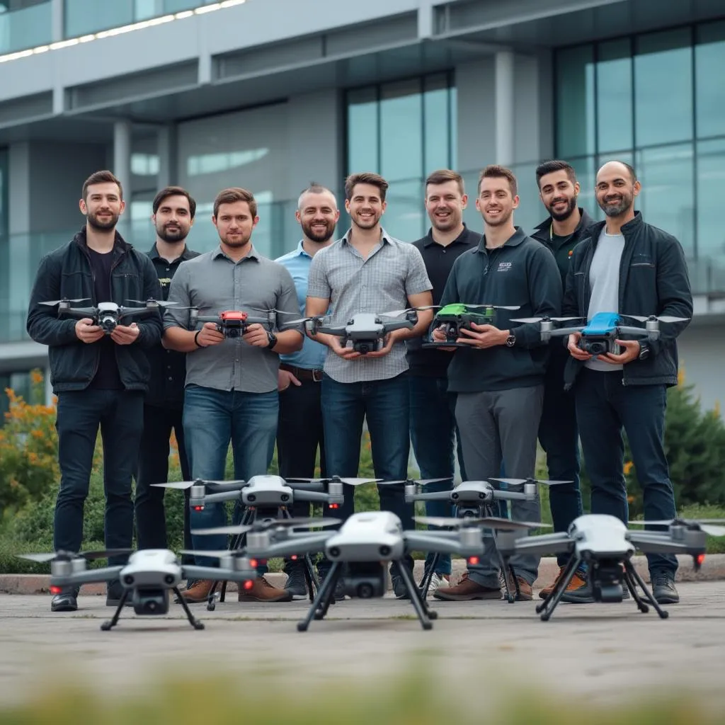 Equipo de Hieroscopy Drones