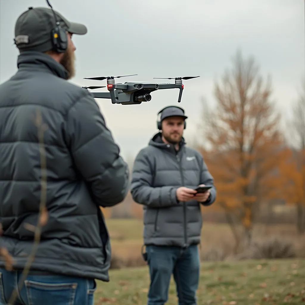 Pruebas de vuelo de drones