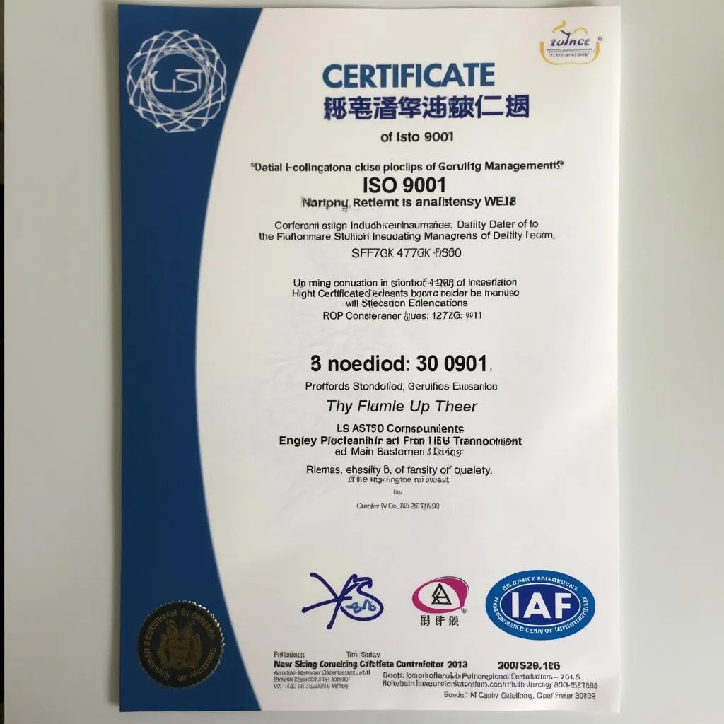 Certificación ISO 9001